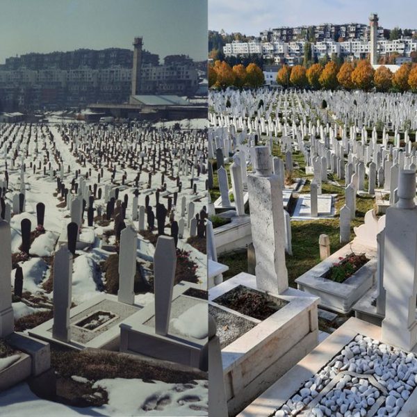 07 Cemetery Under Snow (February, 1997 and October, 2019)