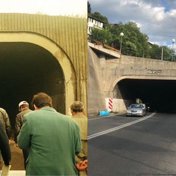 08 Entrance to the Tunnel (November, 1993 and October, 2019)